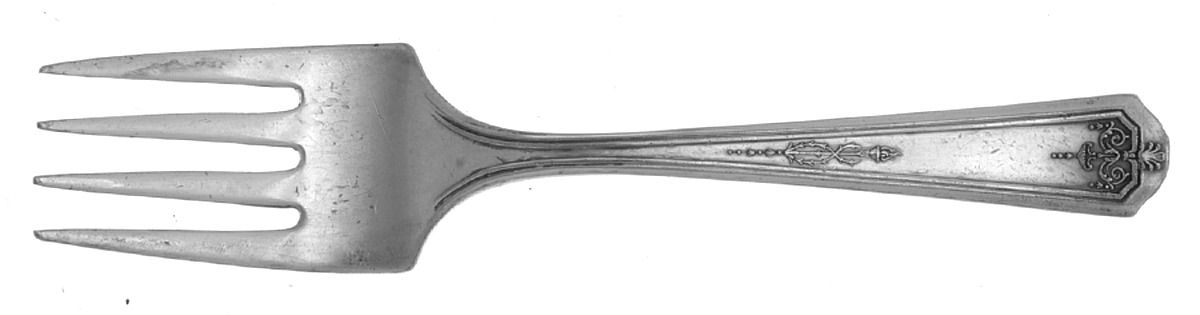 Queen Bess I (Silverplate, 1924) Baby Fork by Oneida Silver-1