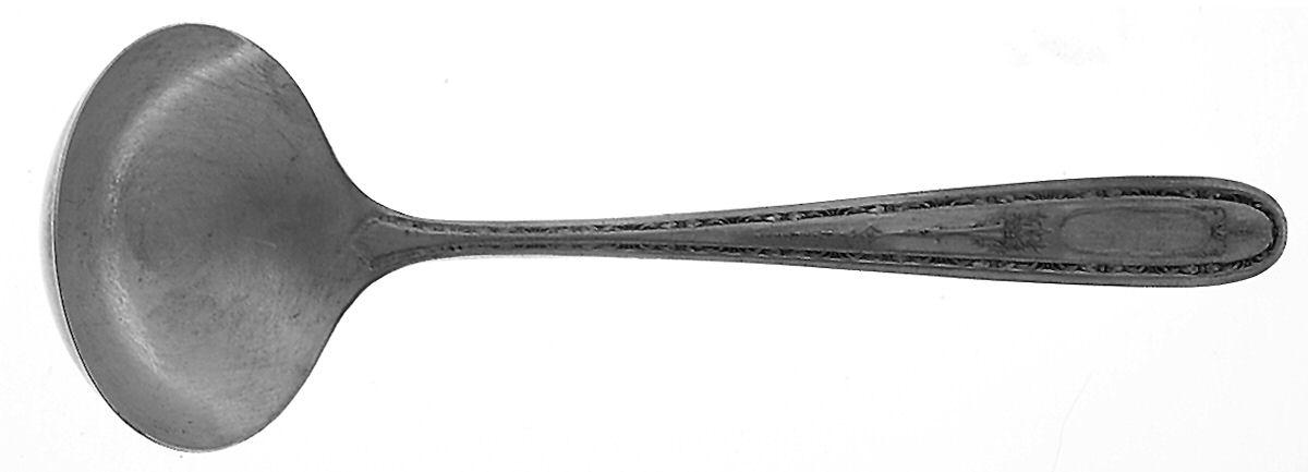 Queen Bertha (Silverplate, 1910) Solid Gravy Ladle by Oneida Silver-1