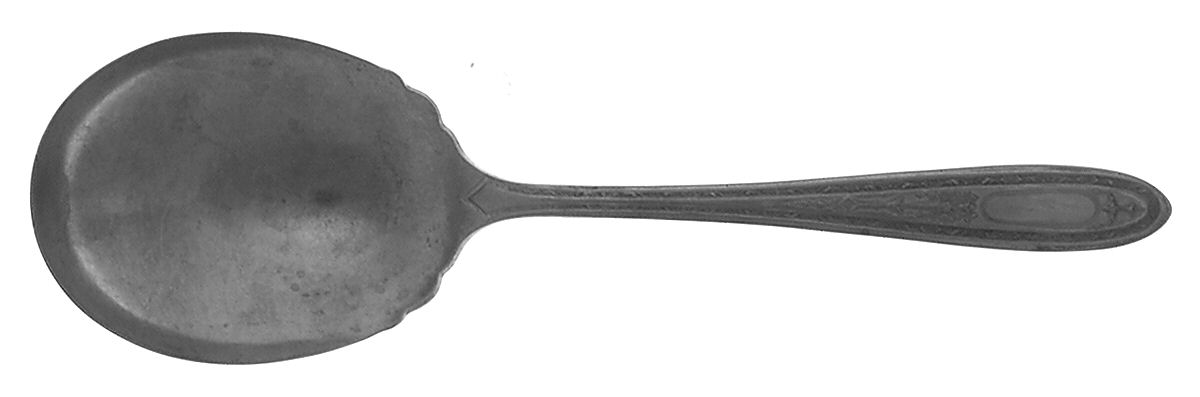 Queen Bertha (Silverplate, 1910) Solid Smooth Casserole Spoon by Oneida Silver-1