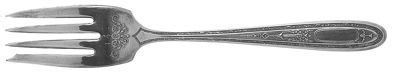 Queen Bertha (Silverplate, 1910) Individual Salad Fork by Oneida Silver-1