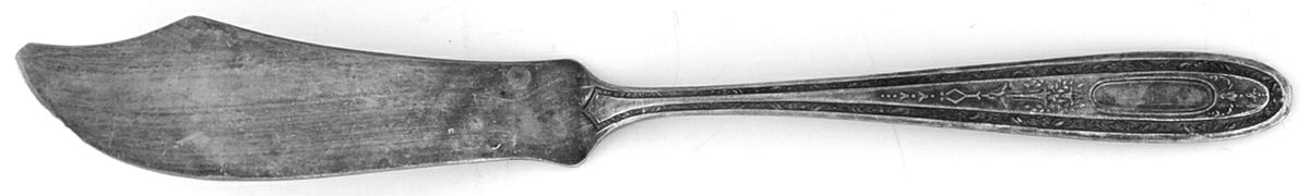 Queen Bertha (Silverplate, 1910) Flat Handle Master Butter Knife by Oneida Silver-1
