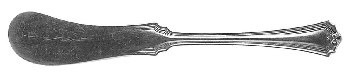 Raleigh (Silverplate) Flat Handle Butter Spreader by Oneida Silver-1