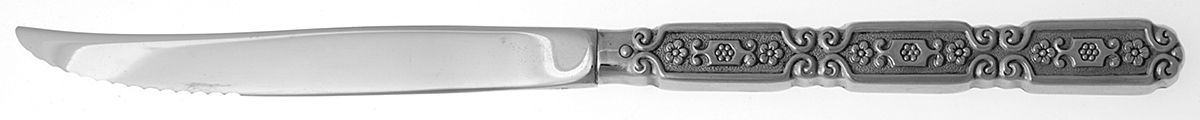 Raphael (Stainless) Individual Steak Knife Hollow Handle by Oneida Silver-1