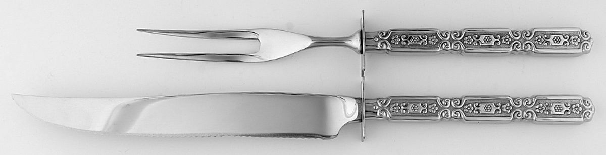 Raphael (Stainless) Small Stainless Blade 2-Piece Steak Carving Set by Oneida Silver-1