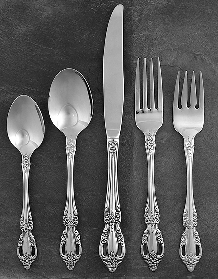 Raphael (Stainless) 5 Piece Place Setting by Oneida Silver-1