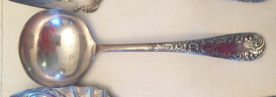 Raymond (Silverplate, 1898) Solid Gravy Ladle by Oneida Silver-1