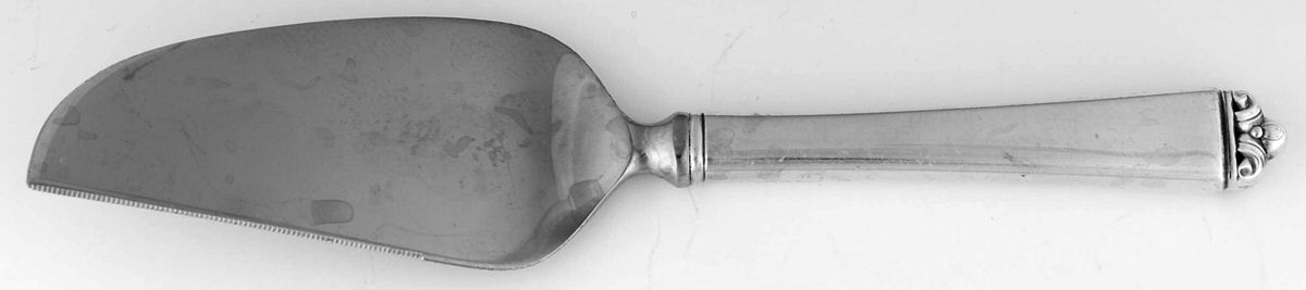 Reigning Beauty (Sterling, 1953) Cheese Knife with Stainless Blade by Oneida Silver-1