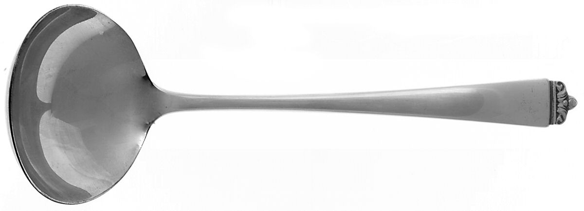 Reigning Beauty (Sterling, 1953) Solid Gravy Ladle by Oneida Silver-1