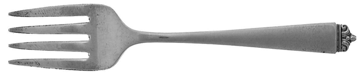Reigning Beauty (Sterling, 1953) Baby Fork by Oneida Silver-1