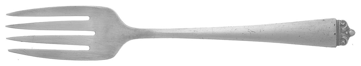 Reigning Beauty (Sterling, 1953) Individual Salad Fork by Oneida Silver-1