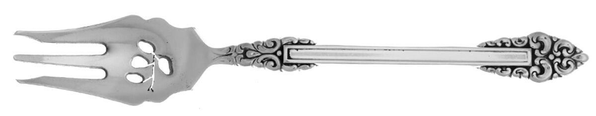 Rembrandt (Stainless, Glossy) Pickle Fork Pierced with Short Handle HC by Oneida Silver-1