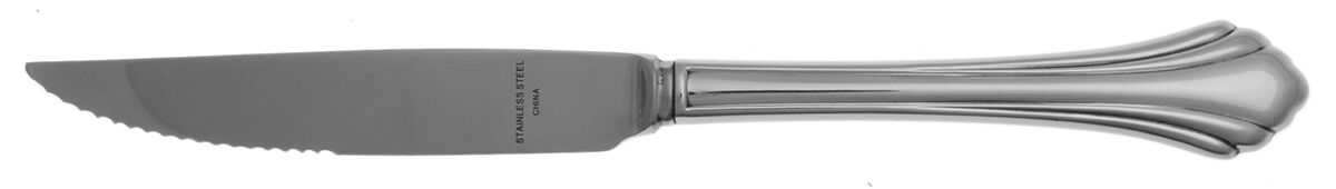 Rembrandt (Stainless, Distinction Deluxe) Steak Knife Individual Hollow, Serrate HC by Oneida Silver-1