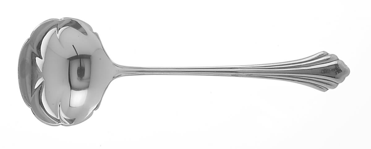 Rembrandt (Stainless, Distinction Deluxe) Solid Gravy Ladle by Oneida Silver-1