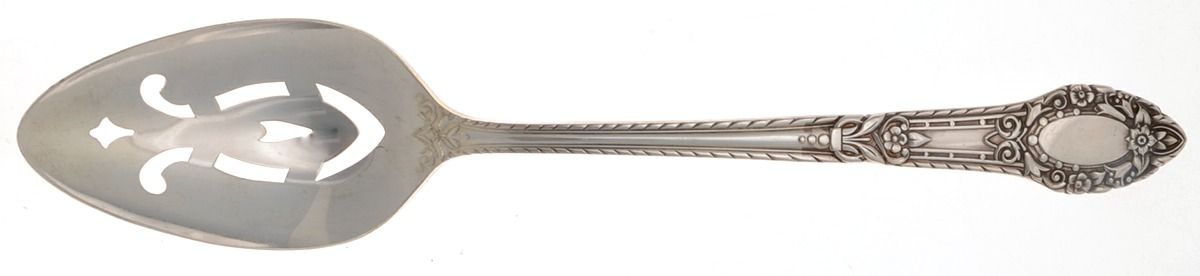 Rendezvous-Old South I (Silverplate 1938) Pierced Tablespoon (Serving Spoon) by Oneida Silver-1