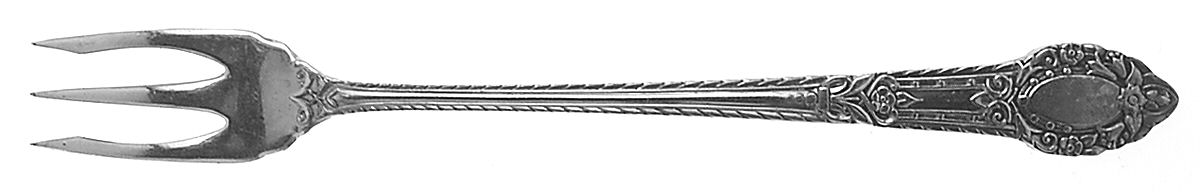 Rendezvous-Old South I (Silverplate 1938) Short Handle Pickle/Olive Fork by Oneida Silver-1