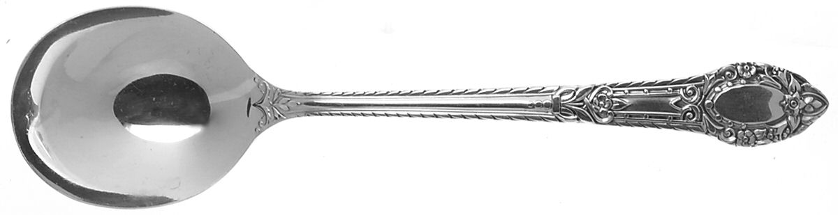 Rendezvous-Old South I (Silverplate 1938) Round Bowl Soup Spoon (Gumbo) by Oneida Silver-1