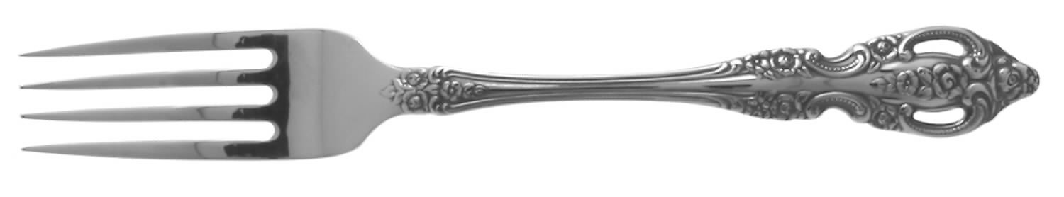Renoir-Pembrooke (Stainless) Fork by Oneida Silver-1