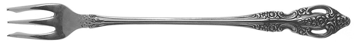 Renoir-Pembrooke (Stainless) Cocktail/Seafood Fork by Oneida Silver-1