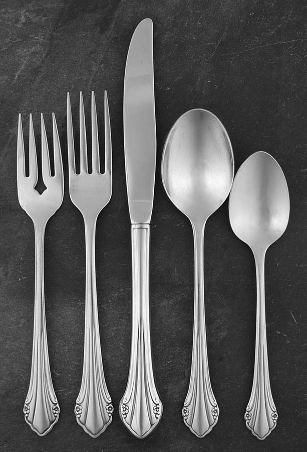 Repose (Stainless) 40 Piece Estate Set by Oneida Silver-1