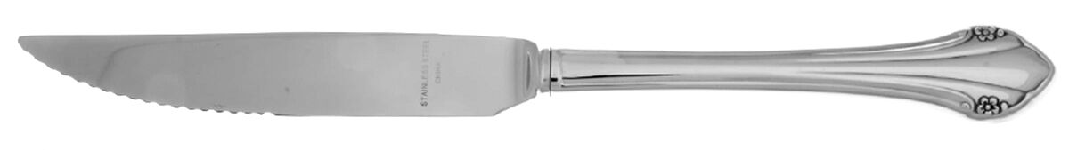 Repose (Stainless) Steak Knife Individual Hollow, Serrate HC by Oneida Silver-1