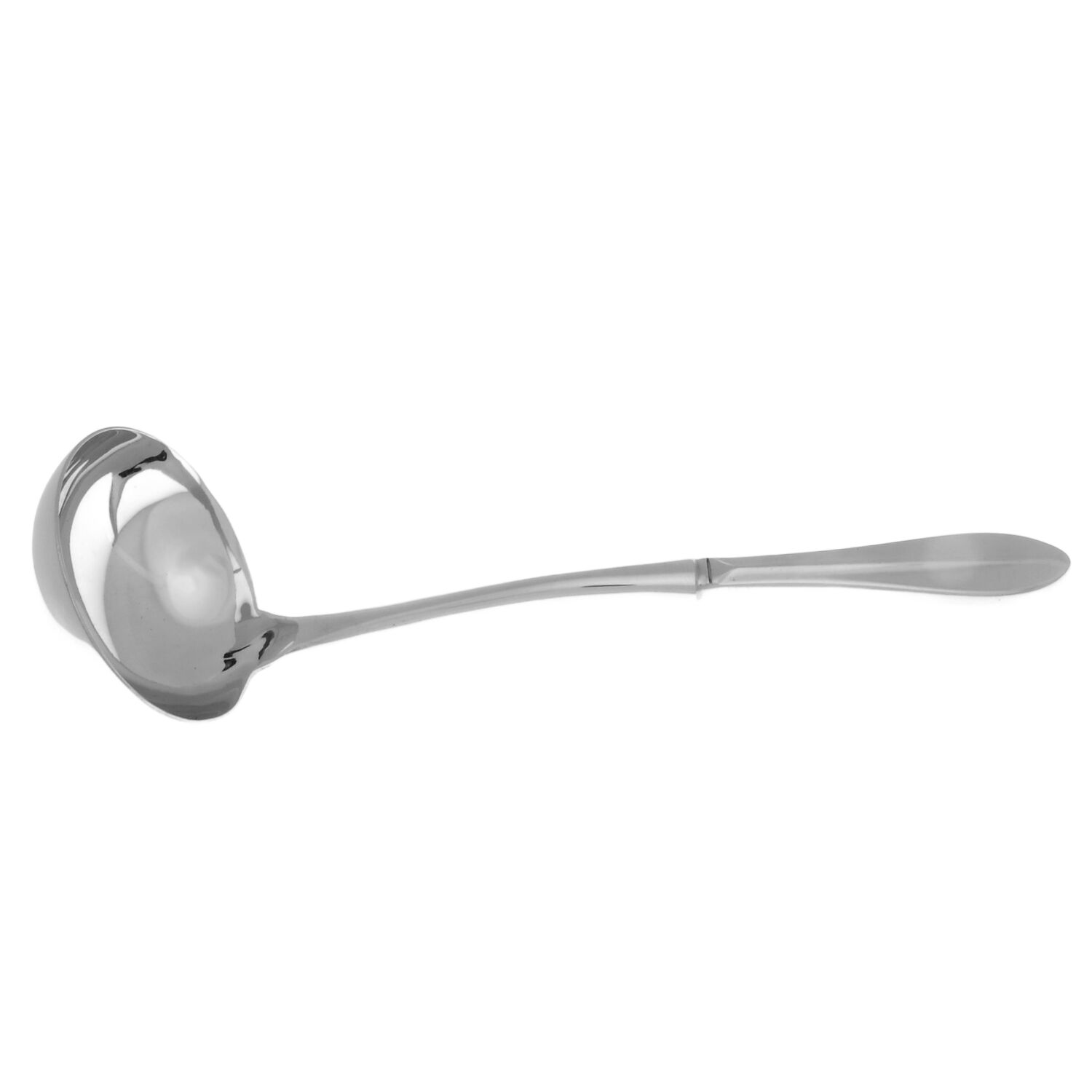 Rhodes (Stainless, Northland Line) Soup Ladle with Stainless Bowl HC by Oneida Silver-1
