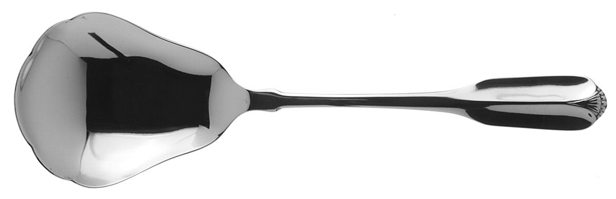 Ridgecrest (Stainless) Solid Smooth Casserole Spoon by Oneida Silver-1