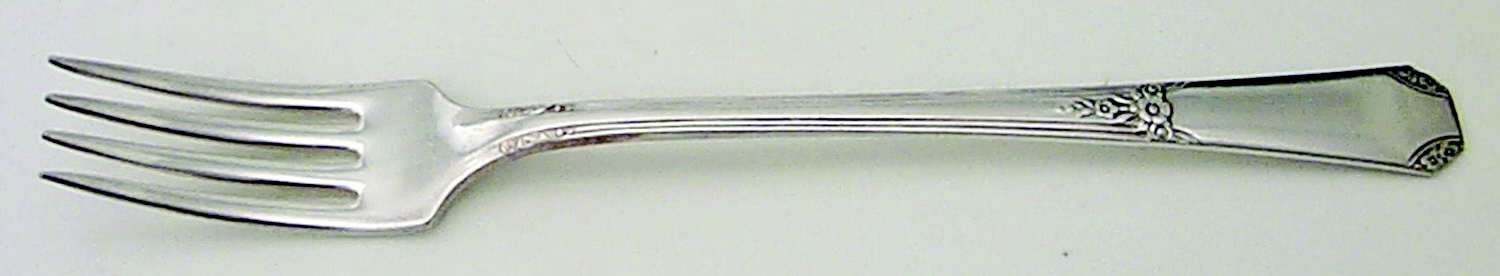 Rio (Silverplate, 1939) Grille Fork (Viande) by Oneida Silver-1