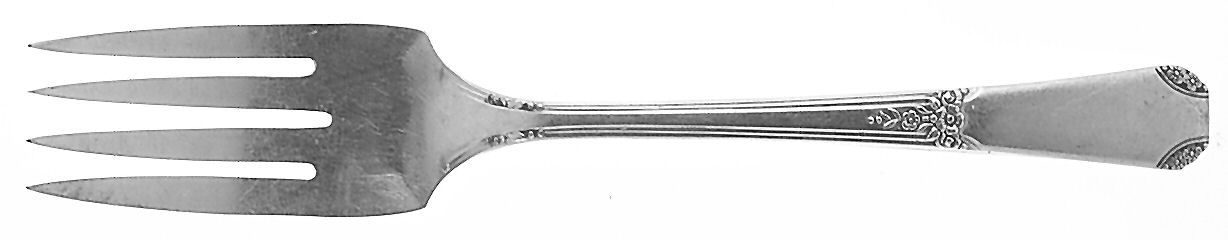 Rio (Silverplate, 1939) Individual Salad Fork by Oneida Silver-1
