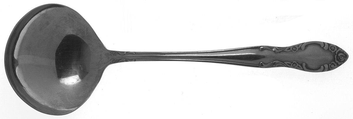 Royal Ballad (Stainless) Solid Gravy Ladle by Oneida Silver-1