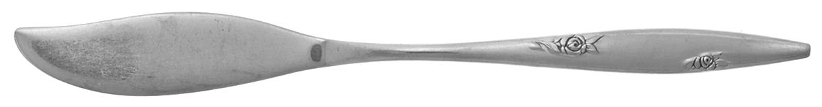 Rose Duet (Stainless) Flat Handle Master Butter Knife by Oneida Silver-1
