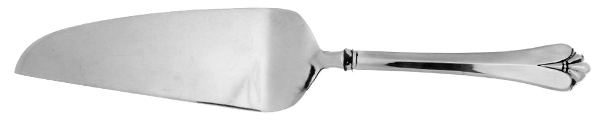 Royal Flute (Stainless) Pie and Cake Server with Stainless Blade HC by Oneida Silver-1
