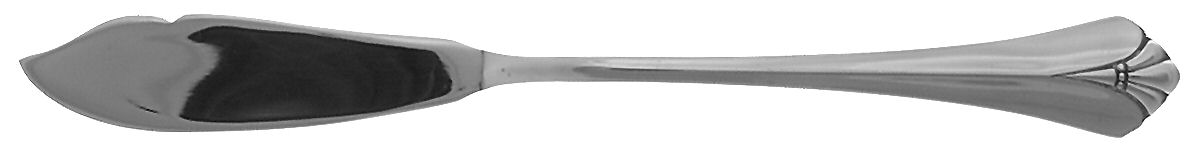 Royal Flute (Stainless) Flat Handle Master Butter Knife by Oneida Silver-1