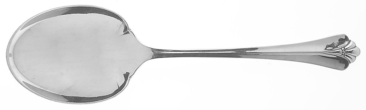 Royal Flute (Stainless) Solid Smooth Casserole Spoon by Oneida Silver-1