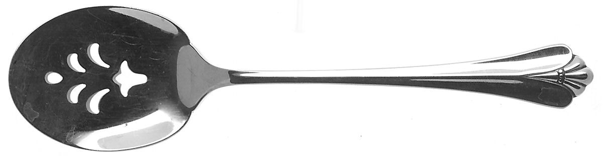 Royal Flute (Stainless) Large Solid Jelly Server by Oneida Silver-1