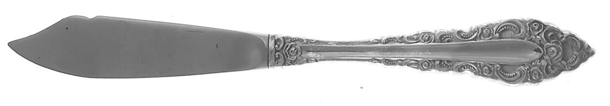Royal Grandeur (Silverplate, 1975) Hollow Handle Master Butter Knife by Oneida Silver-1