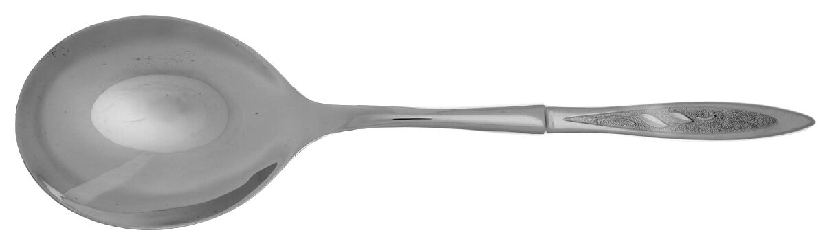 Royal Harvest (Stainless) Casserole Spoon with Smooth Stainless Bowl HC by Oneida Silver-1