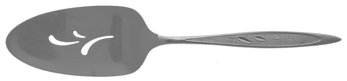 Royal Harvest (Stainless) Pierced All Stainless Pie Server by Oneida Silver-1