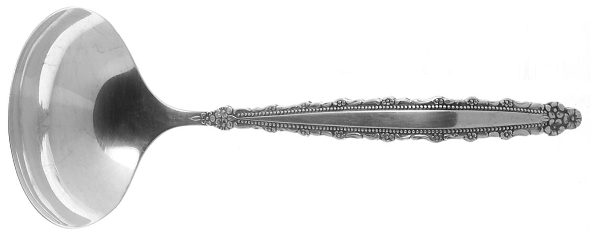 Royal Lace (Silverplate) Solid Gravy Ladle by Oneida Silver-1