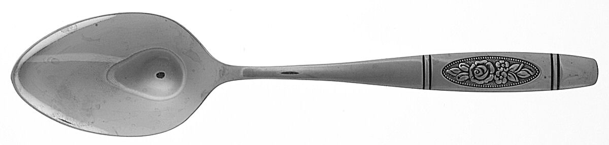Rose Pendant (Stainless) Tablespoon (Serving Spoon) by Oneida Silver-1