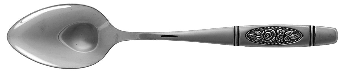 Rose Pendant (Stainless) Teaspoon by Oneida Silver-1