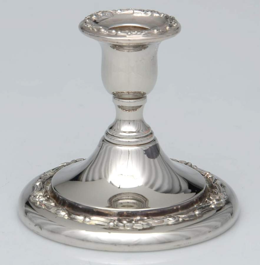 Royal Provincial (Silverplate, Hollowware) Plated Console Candleholder by Oneida Silver-1