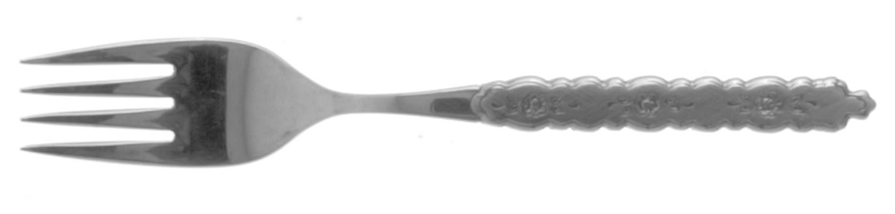 Rose Queen (Stainless) Individual Salad Fork by Oneida Silver-1