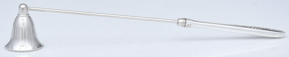 Royal Rose (Silverplate, 1939) Candle Snuffer with Stainless Bowl HC by Oneida Silver-1