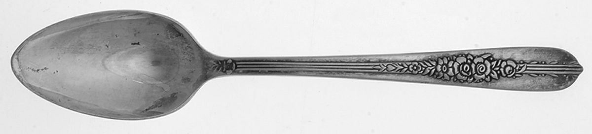 Royal Rose (Silverplate, 1939) Five O'Clock Teaspoon by Oneida Silver-1