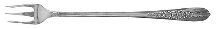 Royal Rose (Silverplate, 1939) Cocktail/Seafood Fork by Oneida Silver-1