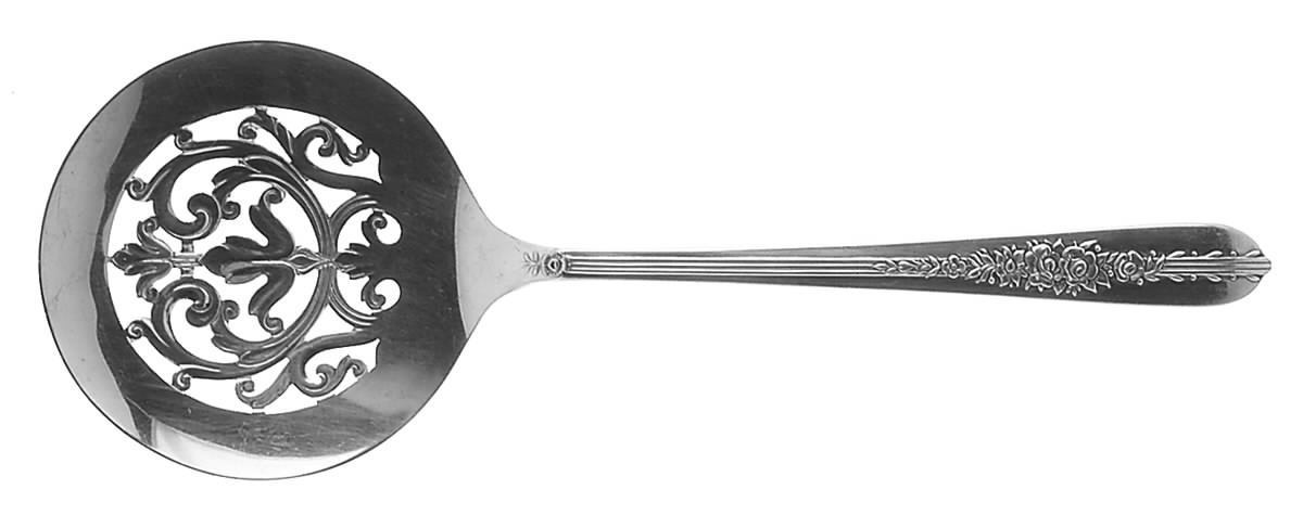 Royal Rose (Silverplate, 1939) Tomato Server, Solid Piece by Oneida Silver-1