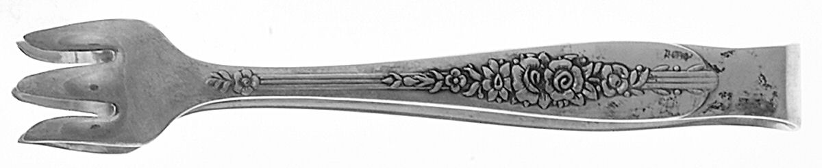 Royal Rose (Silverplate, 1939) Sugar Tongs by Oneida Silver-1