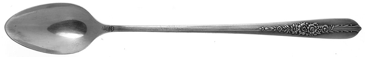 Royal Rose (Silverplate, 1939) Iced Tea Spoon by Oneida Silver-1