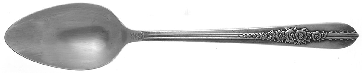 Royal Rose (Silverplate, 1939) Place/Oval Soup Spoon by Oneida Silver-1