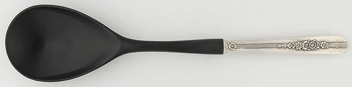 Royal Rose (Silverplate, 1939) Salad Serving Spoon with Plastic Bowl by Oneida Silver-1